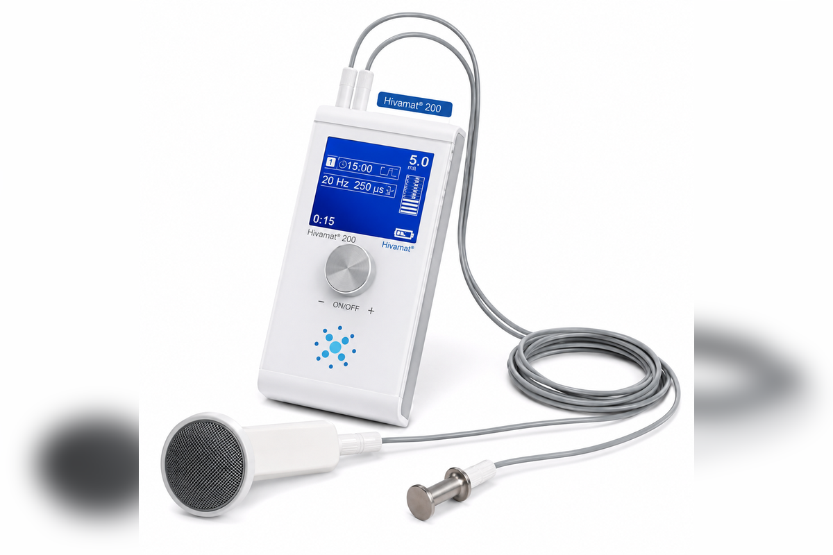 Hivamat device used for lymphatic and fibrosis therapy