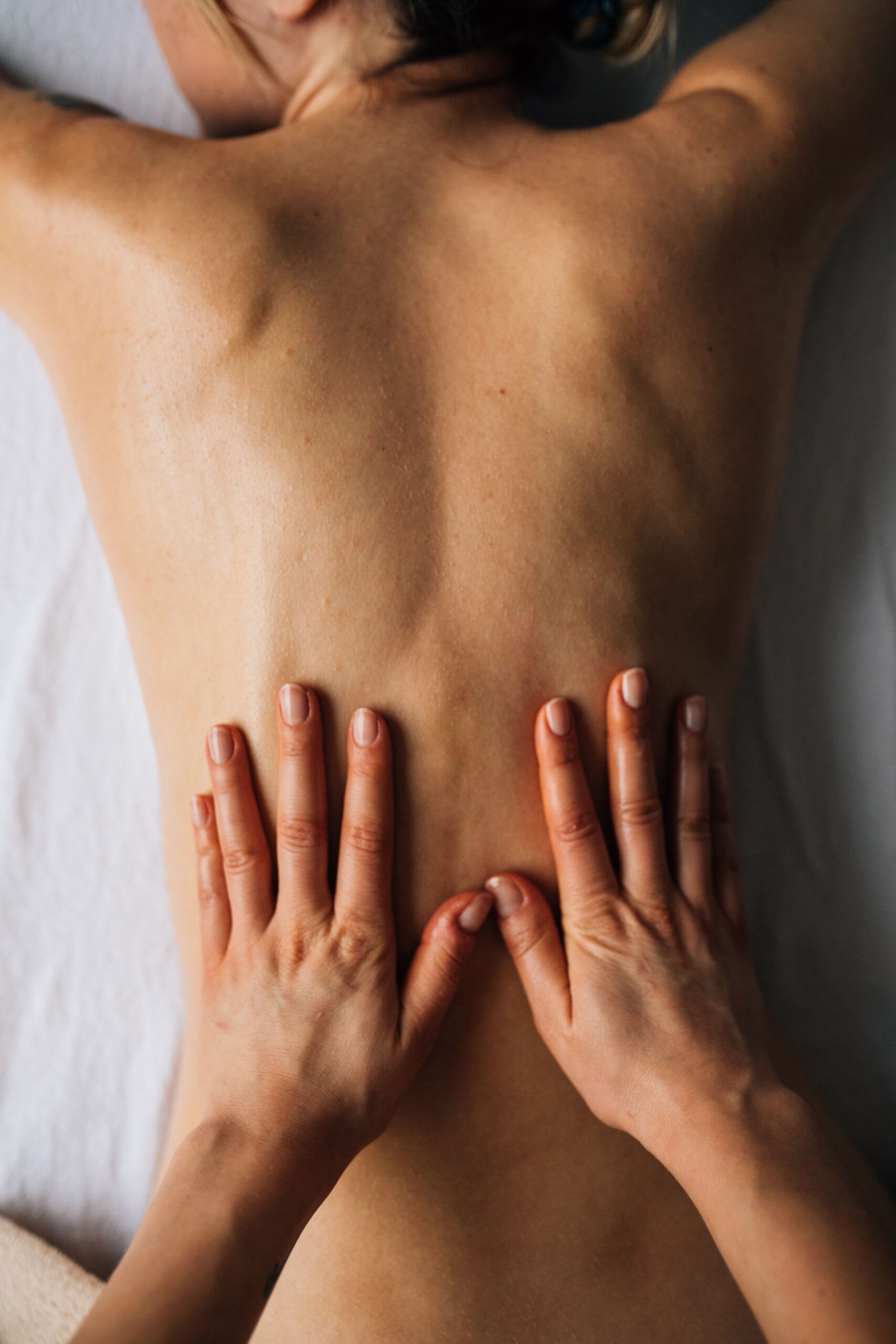 Pre and post-natal massage session at Embody Wellness GA